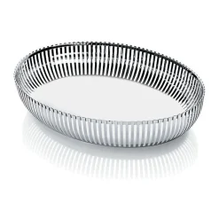 AlessiKorbschale oval 26 cm Edelstahl