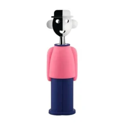 AlessiKorkenzieher Alessandro M. 21 cm rosa/blau