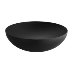 AlessiSchale 25cm schwarz m. Relief Double