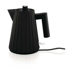 AlessiWasserkocher 1,0 l 2400 W Plissé schwarz