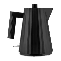AlessiWasserkocher 1,0 l 2400 W Plissé schwarz