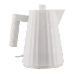 AlessiWasserkocher 1,0 l 2400 W Plissé weiss