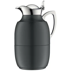 AlfiIsolierkanne 1,0 l Juwel Satin Black Mat