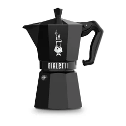 BialettiEspressokocher 6 Tassen Moka Exclusive Black