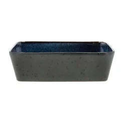 BitzAuflaufform 28x21x8 cm schwarz/blau