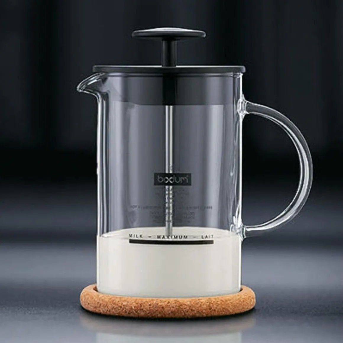 BodumMilchschäumer 0,25 l Latteo klar