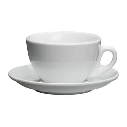 CilioCappuccinotasse mit Untere 0,1 l Roma weiß