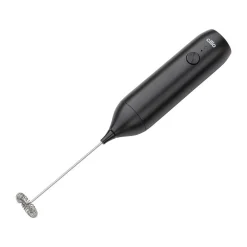 CilioMilchaufschäumer Amico schwarz aufladbar