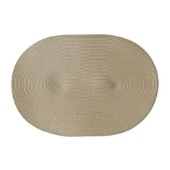 Continenta45x31cm Tischset oval natur abwaschbar