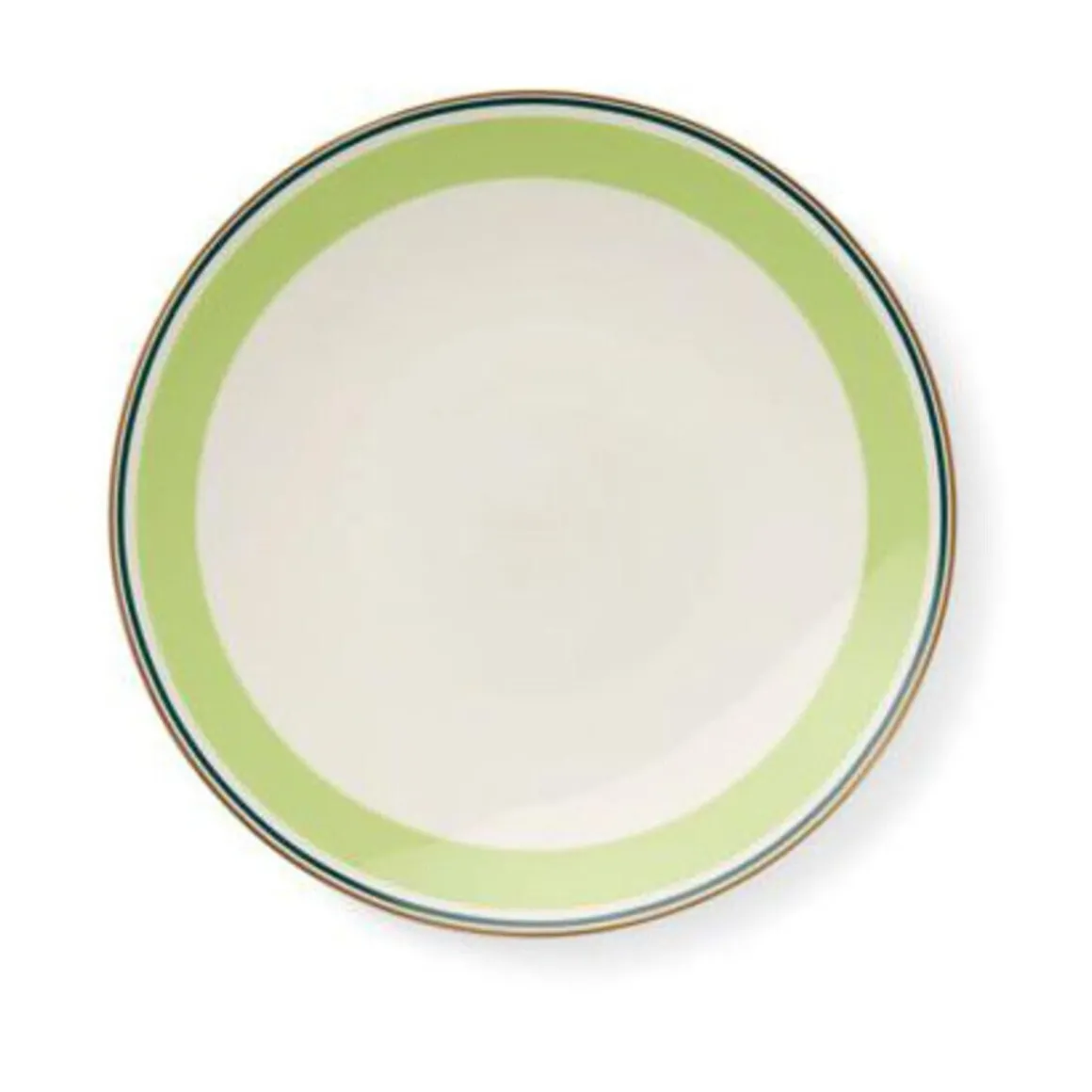 DibbernBrotteller 17 cm Capri Maigrün/Dunkelgrün