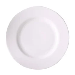 DibbernTeller flach 16 cm Bone China weiss