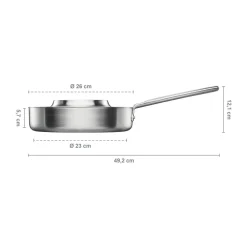 FiskarsSautierpfanne mit Deckel 26 cm Norden Steel