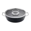 FisslerBratentopf mit Glasdeckel 28 cm Adamant schwarz