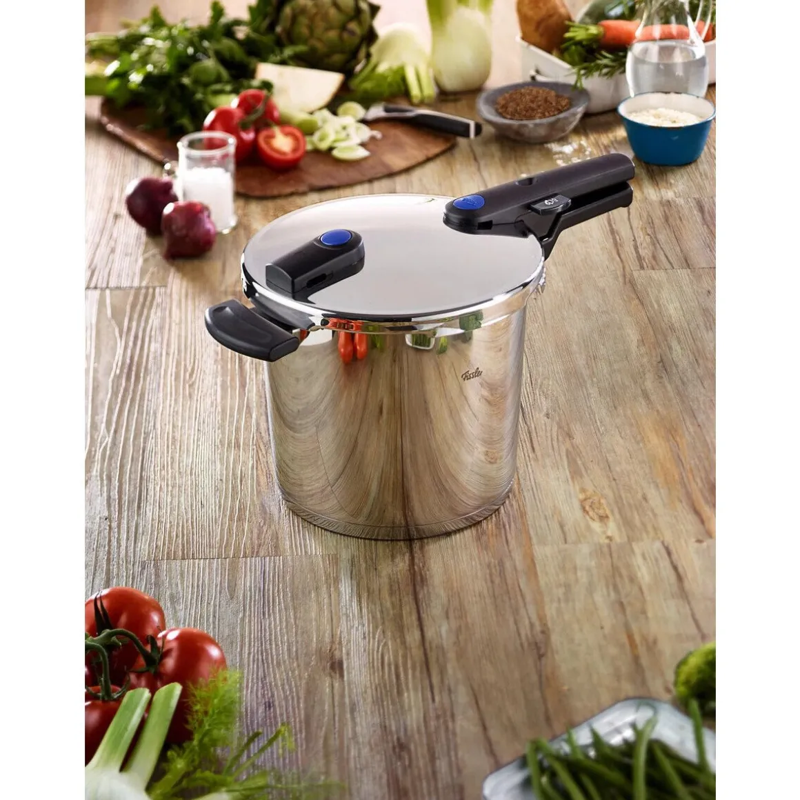FisslerSchnellkochtopf 6,0 l Vitaquick Premium edelstahl
