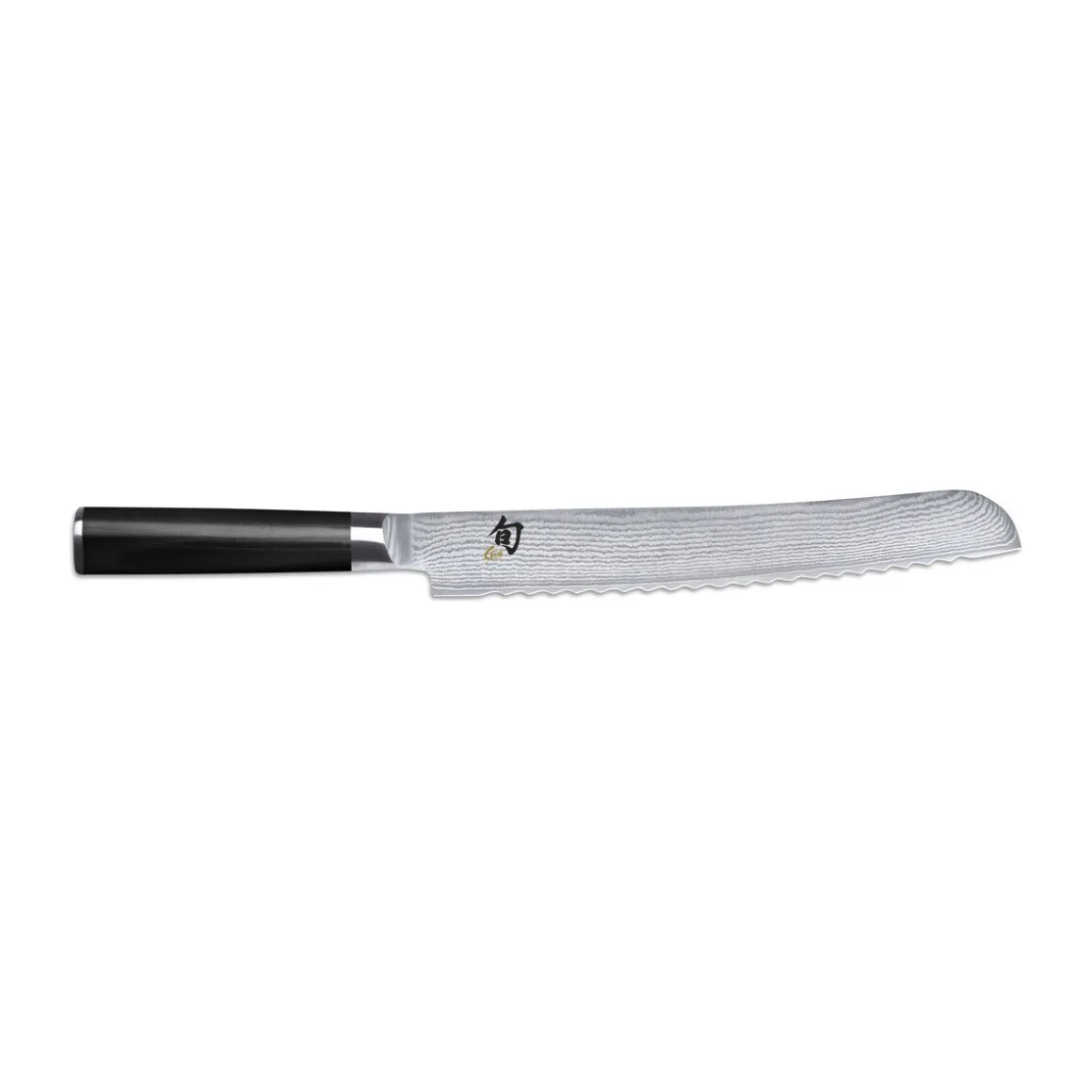 KaiBrotmesser Shun Griff Holz schwarz 22,5 cm