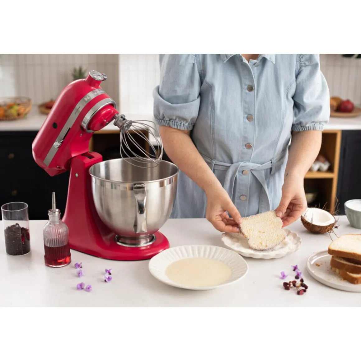 KitchenAidKüchenmaschine 4,8 l 300 W Artisan Premium Empire Rot