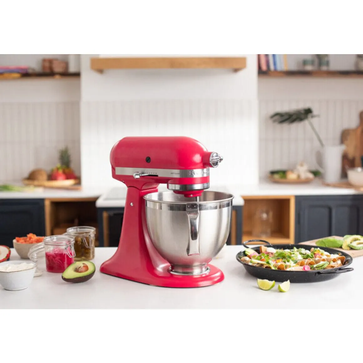 KitchenAidKüchenmaschine 4,8 l 300 W Artisan Premium Empire Rot