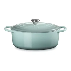 Le CreusetBräter mit Deckel 31 cm Signature Sea Salt