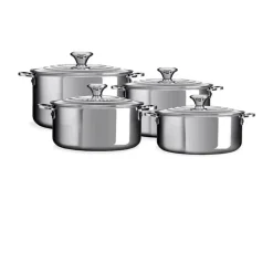 Le CreusetTopf-Set 4-tlg. edelstahl