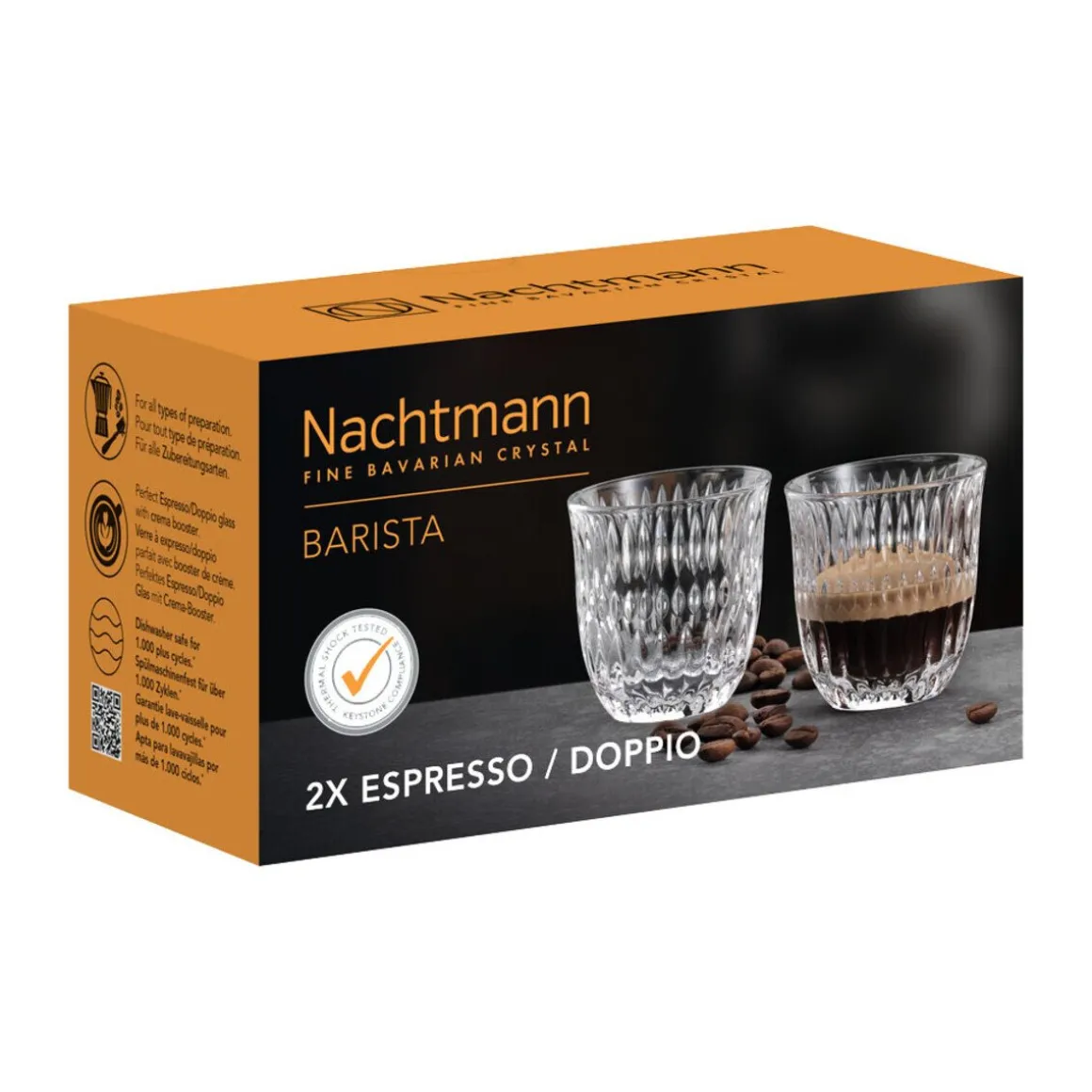 NachtmannEspressoglas 2er-Set Ethno Barista