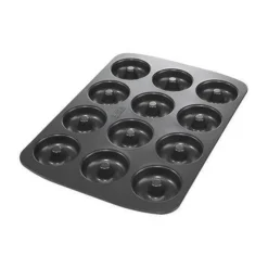 RBV BirkmannMini-Donut-Blech 26x37 cm Easy Baking grau