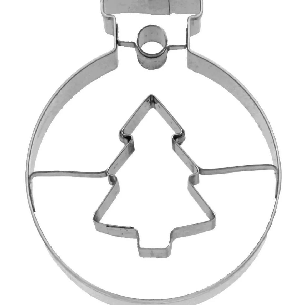 RBV BirkmannPräge-Ausstecher Christbaumkugel Tannenbaum 6 cm edelstahl