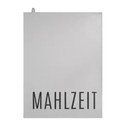 RäderGeschirrtuch Mahlzeit 70x50 cm Schöne Worte grau
