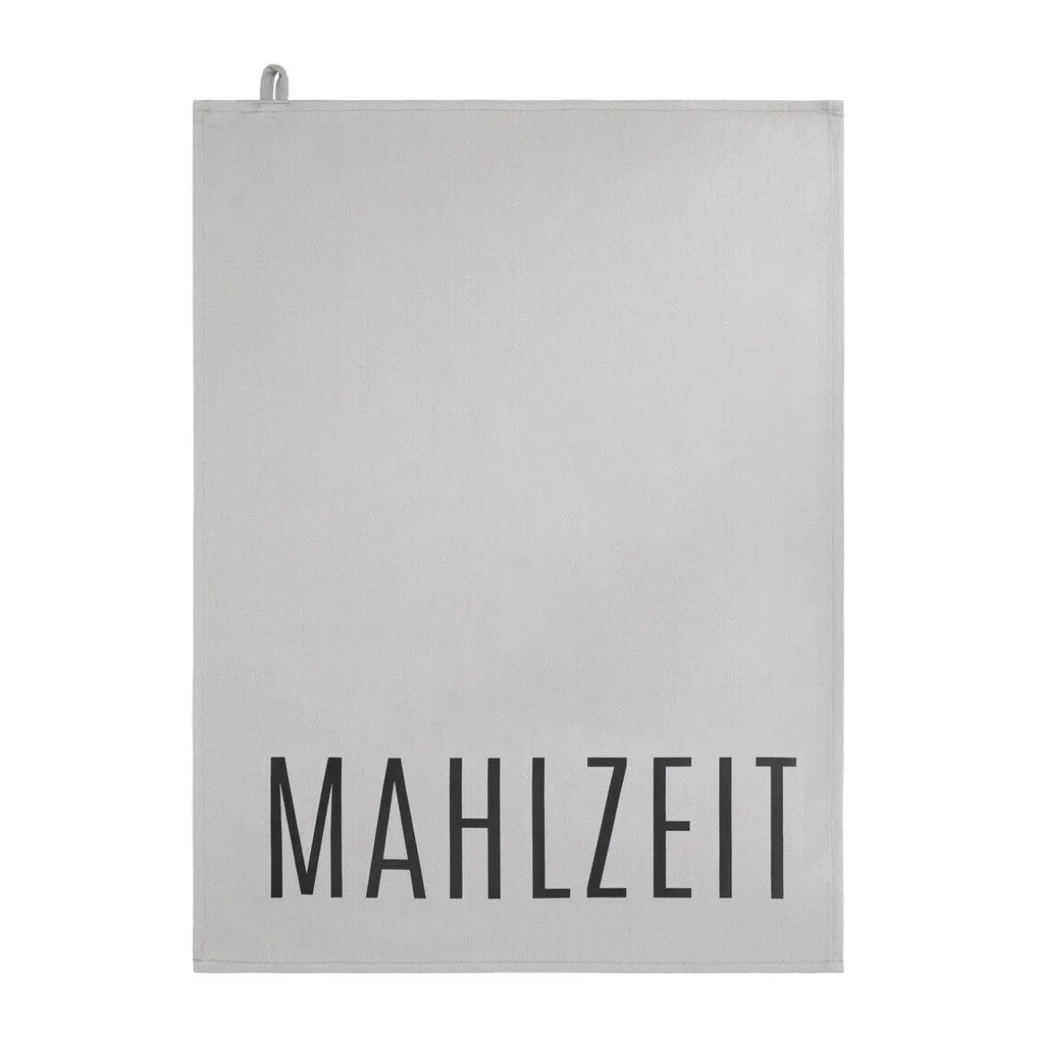 RäderGeschirrtuch Mahlzeit 70x50 cm Schöne Worte grau