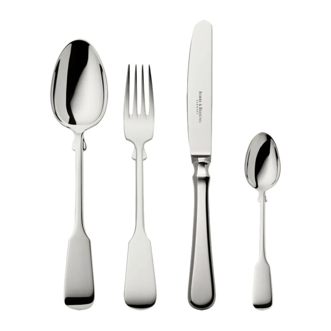 Robbe & Berking4 tlg. Garnitur Spaten 925 Sterlingsilber