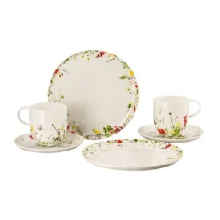 RosenthalGeschirr-Set 6-tlg. Brillance Fleurs Sauvages