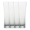 Schott ZwieselWeizenbierglas klein 4er-Set Beer Basic mit Moussierpunkt klar
