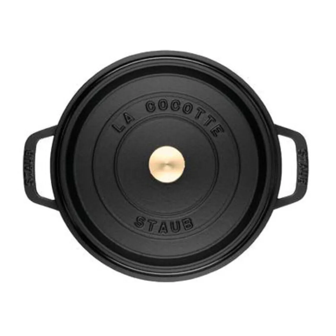 StaubCocotte 30 cm schwarz