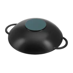 StaubWok mit Glasdeckel 37 cm schwarz