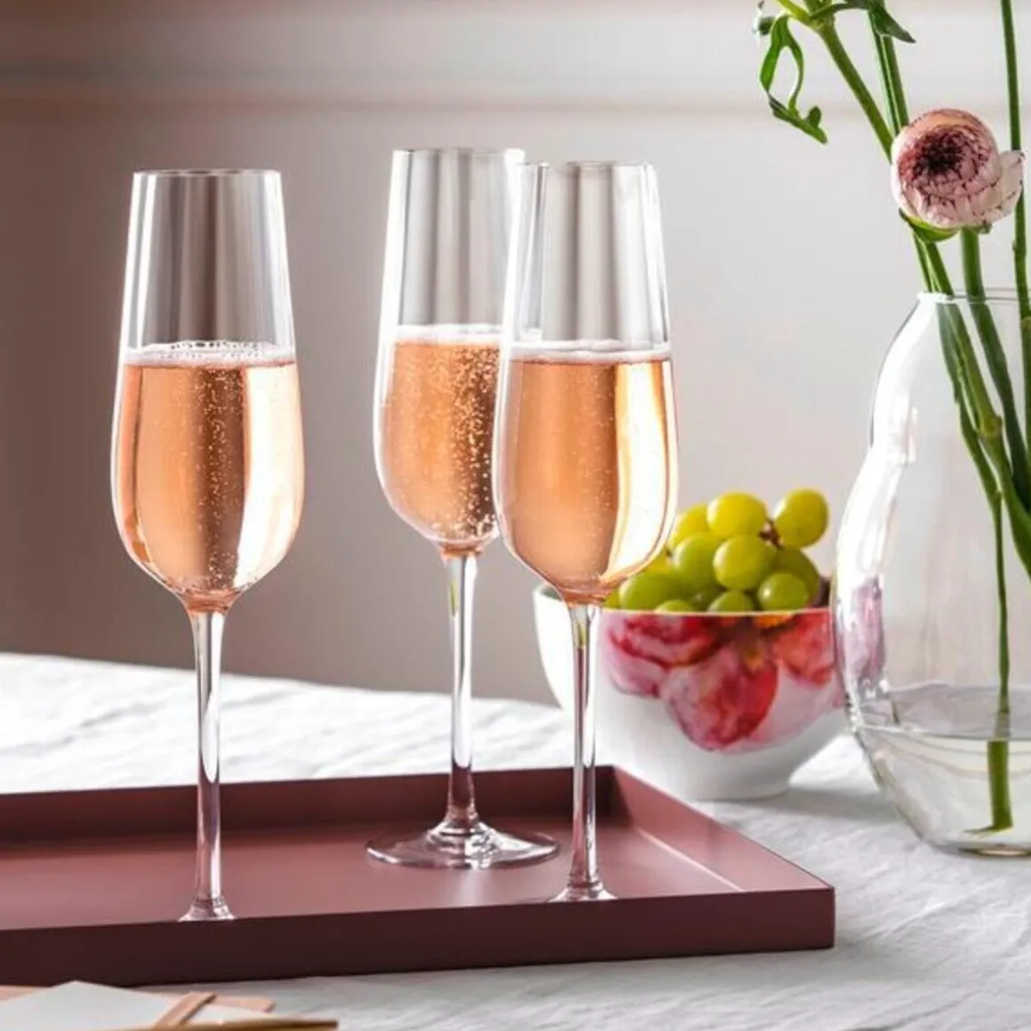Villeroy & BochSektkelch Set 4-tlg Rose Garden