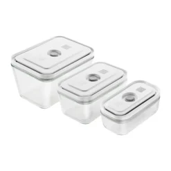 ZwillingVakuum-Boxen 3er-Set Fresh & Save weiß